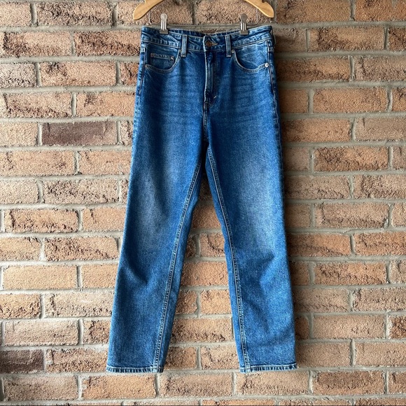 H&M Denim - H&M | Blue high rise straight leg trending fall winter classic jean
